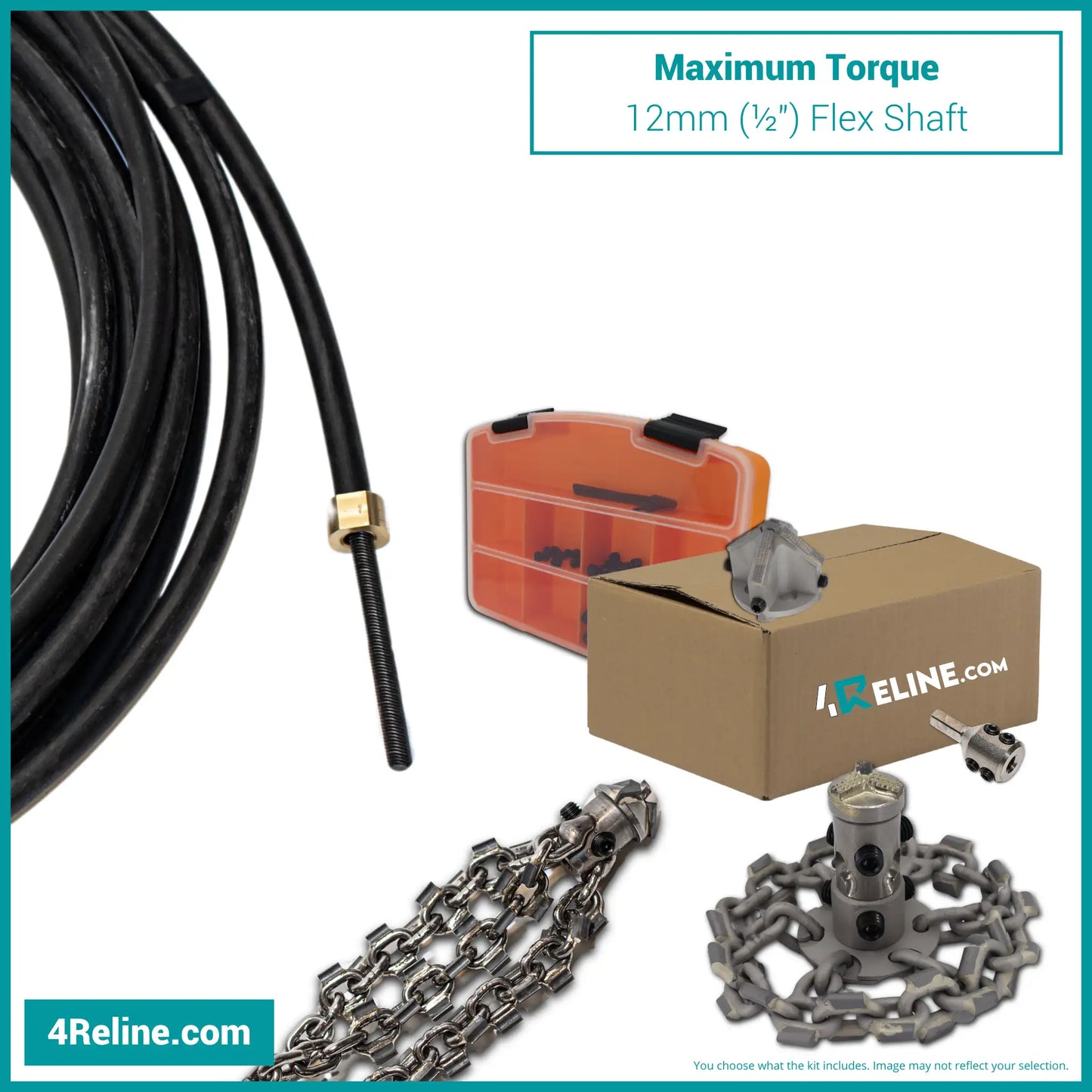 Drain Cleaning Kit, Maximum Torque