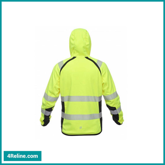 TOPEK Hi-Vis Softshell Hoodie Jacket