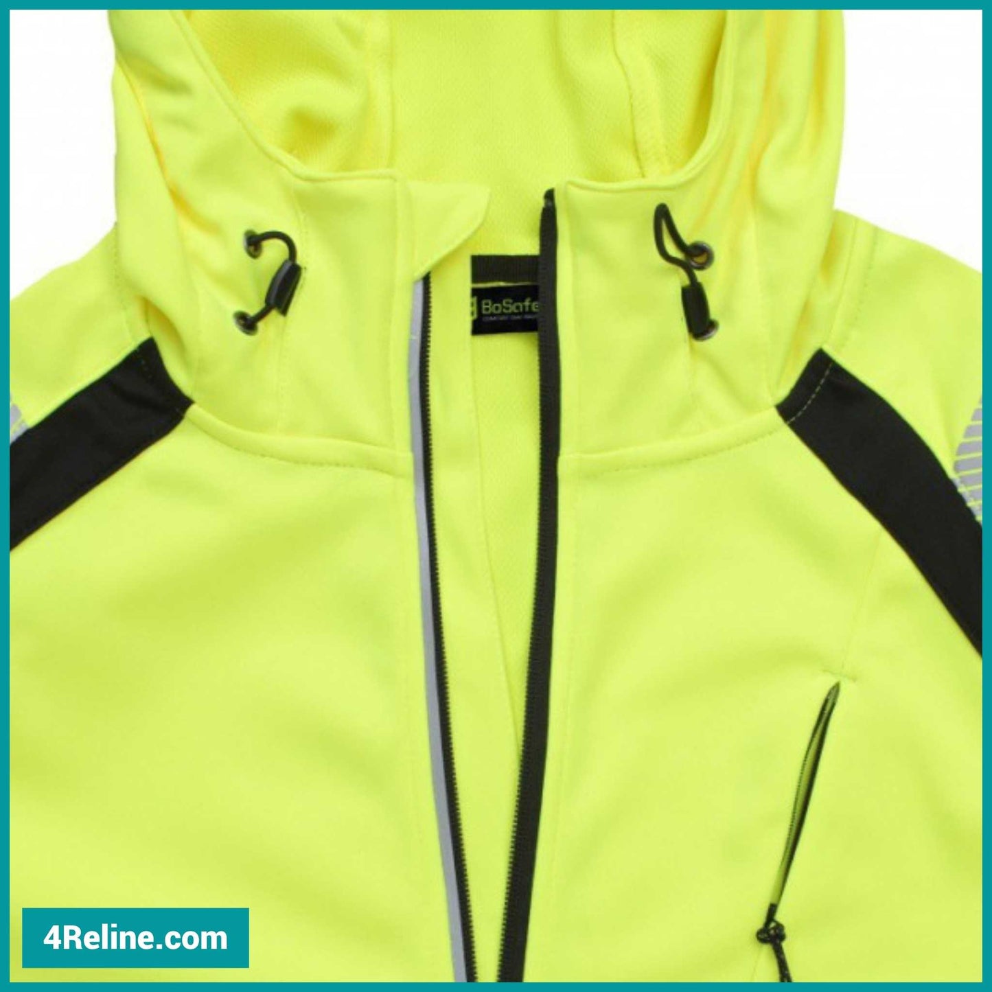 TOPEK Hi-Vis Softshell Hoodie Jacket