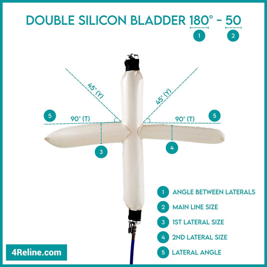 Double Silicon Bladder 180° - 50