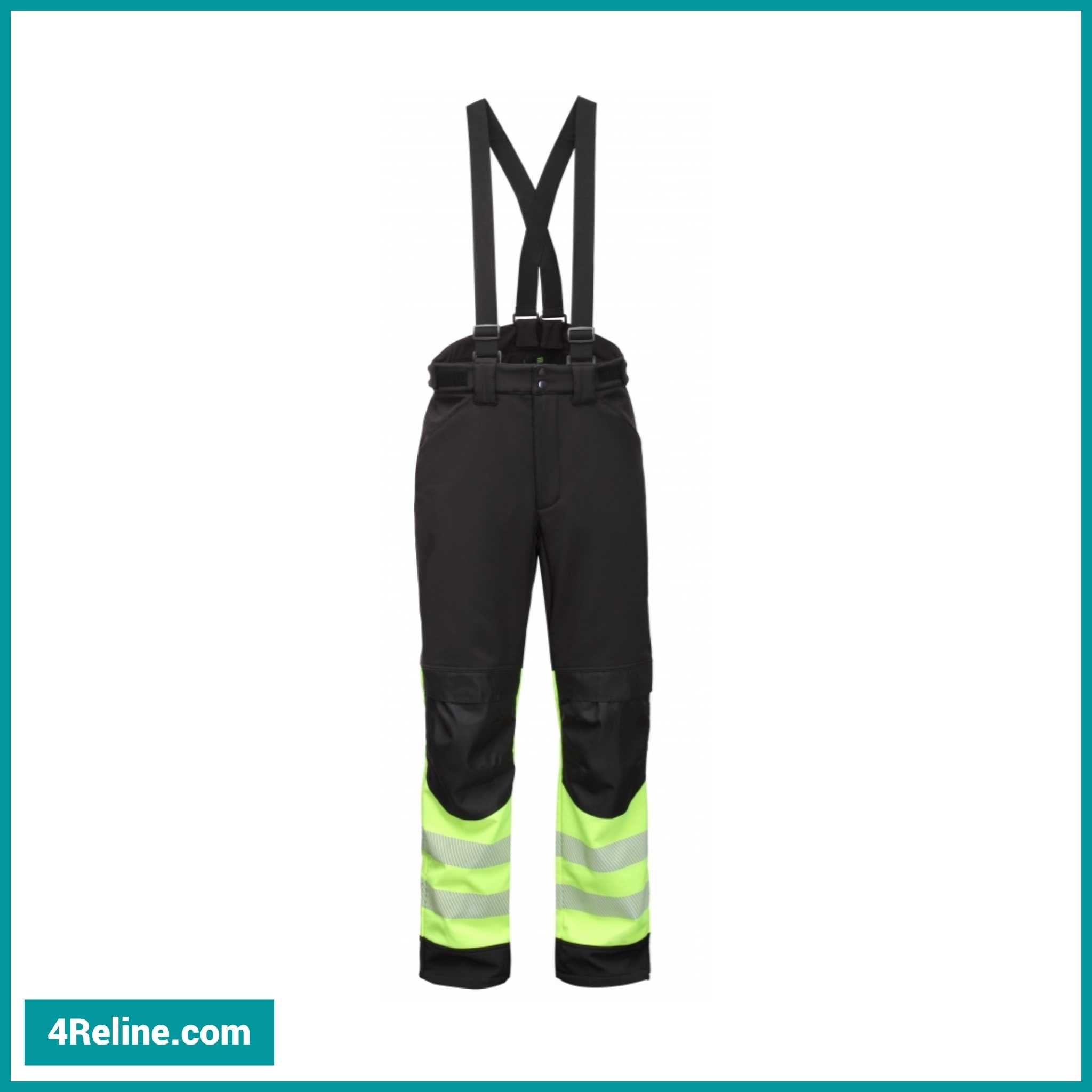 ATLANTA Hi-Vis Softshell Winter Pants | Waterproof, Insulated, Flexible ...